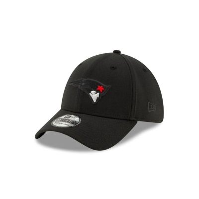 New England Patriots Gorra | New Era NFL Logo Elements 2.0 39thirty Stretch Fit Cap Mexico - Negros